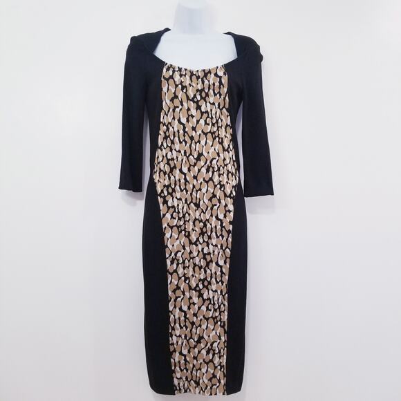 Patrizia Pepe Animal Print Midi Dress - Picture 1 of 13